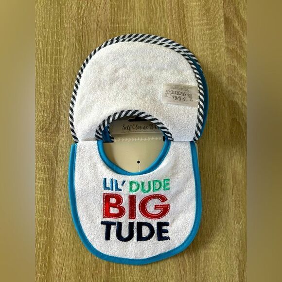 NWT … LE BEBE FAVORITE “Self Closure” Bibs Set - Picture 5 of 5